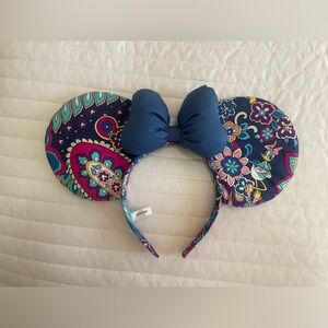 Vera Bradley Disney Ears with Navy Bow